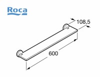 ROCA TWIN REPISA-60 CRISTAL